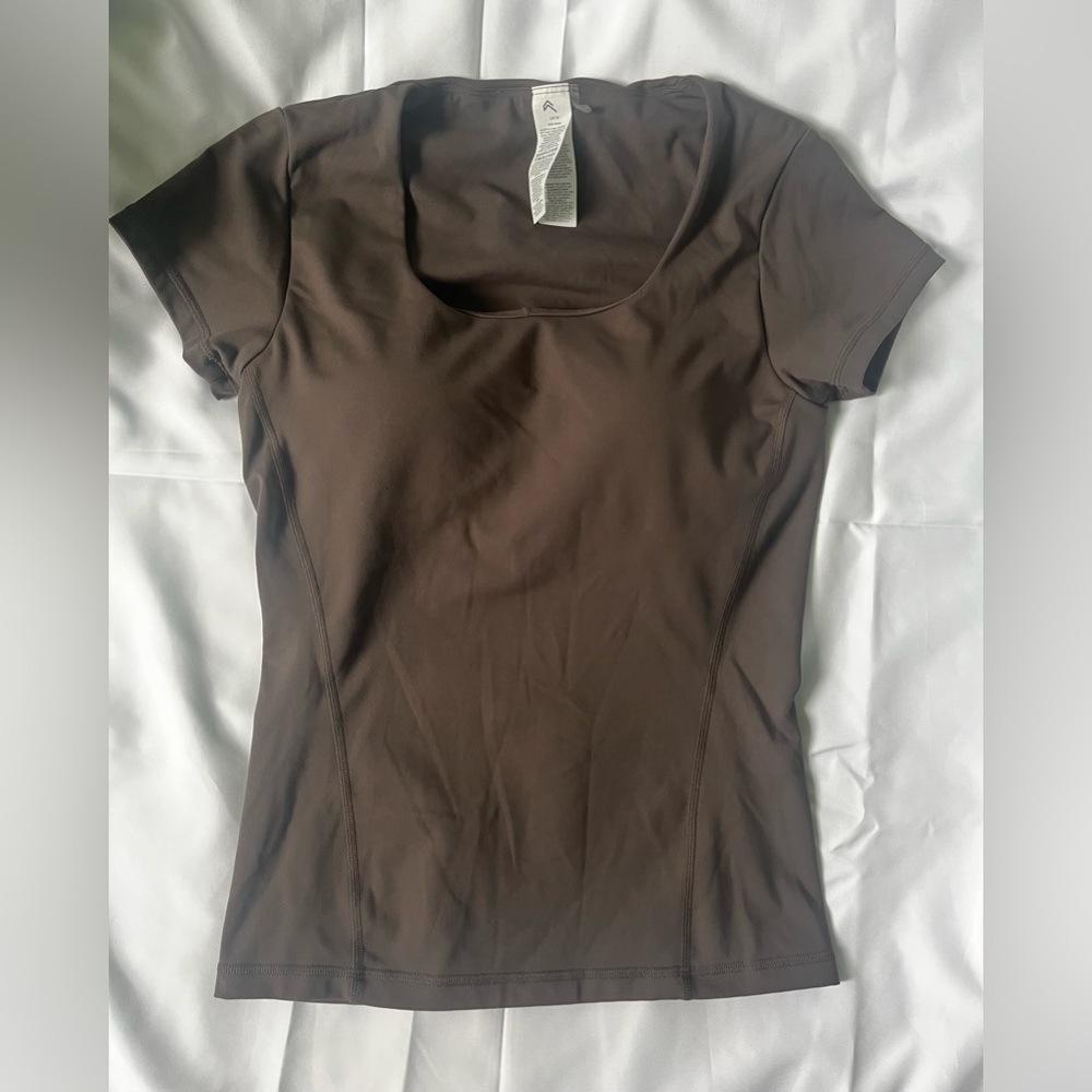 Oner Active Timeless Deep Taupe Short Sleeve Top